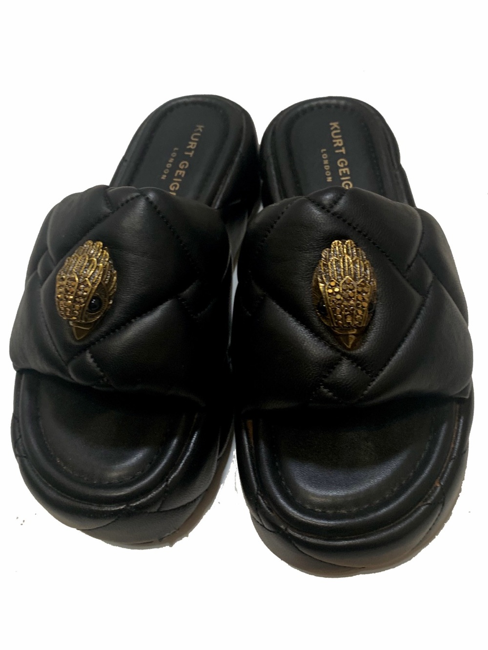 Kurt Geiger london Women's Orson Puffed Platform Slide Sandals - Picture 6 of 7